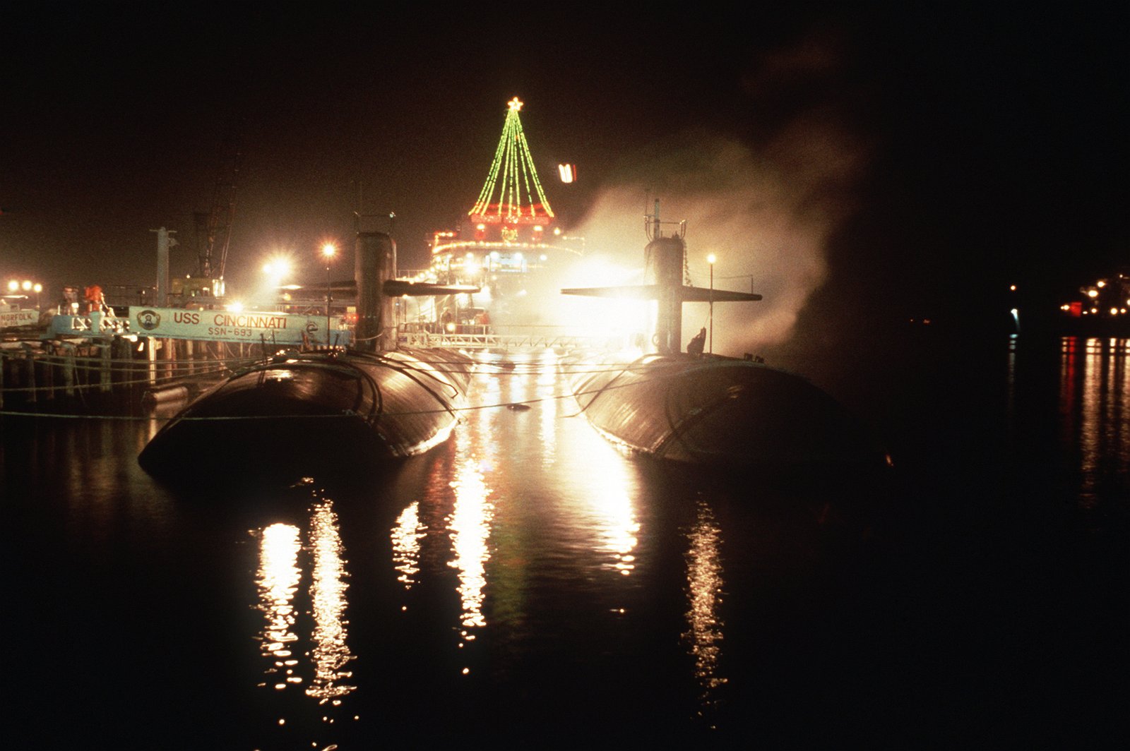 USS Cincinnati on patrol